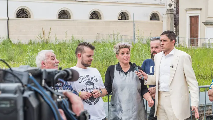 Ferrazza Vittorio Veneto Strisia la notizia per piazza Meschio