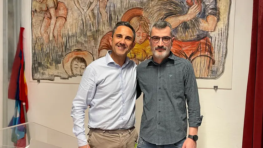 Manuel Moretto ed Enrico Botter, passaggio di consegne in Fiom Cgil