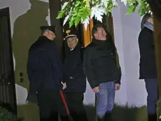 I carabinieri a casa di Nardin