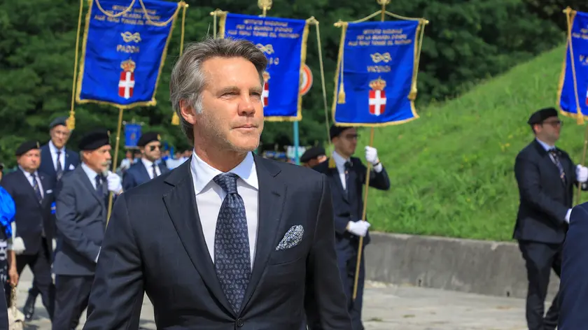 Il principe Emanuele Filiberto di Savoia a Neversa (Foto Daniele Maccagnan)