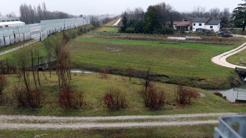 SBRISSA AG.FOTOFILM RONCADE TERRENI NUOVO POLO LOGISTICO, IN FOTO AREA DA PINO
