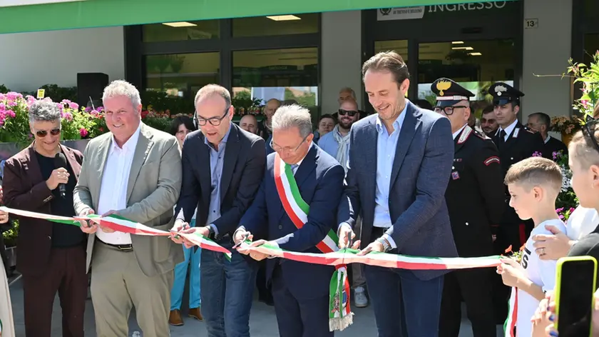 L'inaugurazione del Consorzio Agrario a Falzè di Trevignano