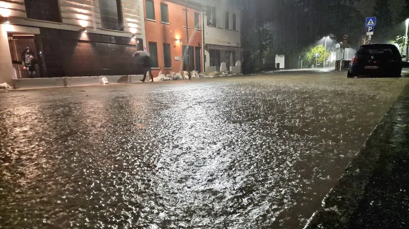 Maltempo a Castelfranco (foto Macca)