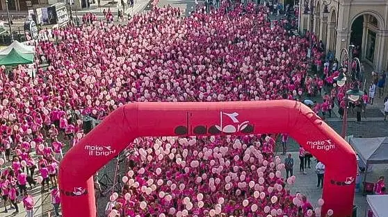 "Montebelluna in Rosa" ha raccolto fondi per la Lilt (foto Macca)