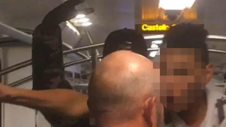 Alcune immagini dell'aggressione