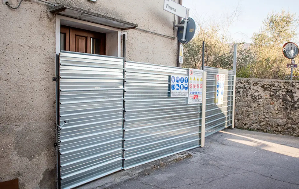 Ferrazza Vittorio Veneto Località Borghel pannelli anti rumore su abitazioni traforo Santa Augusta