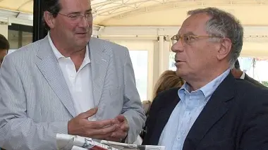 L’ex governatore Giancarlo Galan e il suo portavoce Franco Miracco