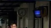 IL TRENO FERMO IN STAZIONE FERROVIARIA A MOGLIANO, PER UN GUASTO FERROVIARIO AGLI SCAMBI TESTATINA TRASPORTI BLOCCATI