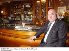 26/03/02 TV. Arturo Filippin del ristorante Toulà. (Marson)..© Paolo Balanza