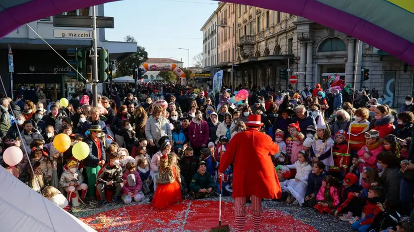 Una precedente edizione del Carnevale a Conegliano