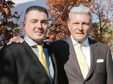 Andrea Cenedese, 39 anni, con il papà Luigi, 69, titolari dell’azienda di Silea