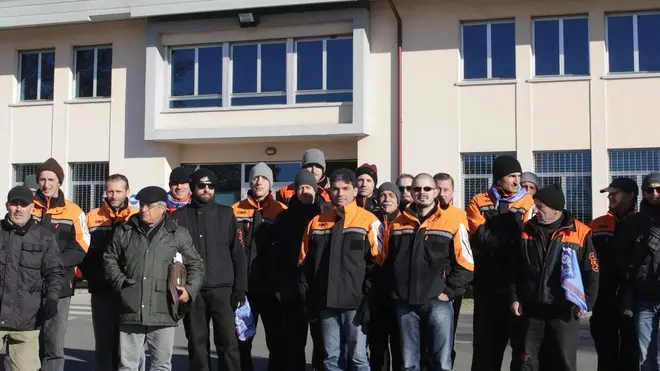 Allegranzi Ponzano protesta dipendenti tnt traco