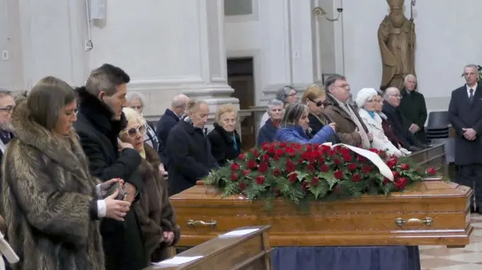 AGOSTINI AG.FOTOFILM TREVISO FUNERALE GIORGIO GARATTI AL DUOMO