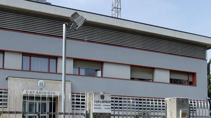 La caserma dei carabinieri di Castelfranco