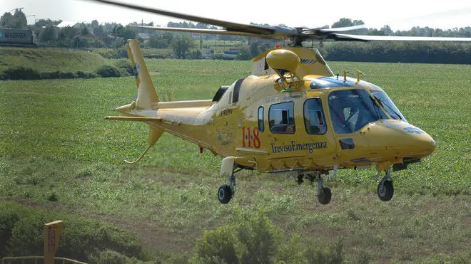Elisoccorso in volo nel trevigiano