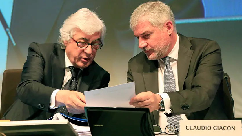 Borghesi Montebelluna assemblea soci Banca Credito Cooperativo pres. Pietro Pignata e direttore Claudio Giaccon