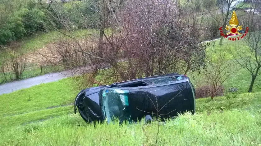 L'incidente avvenuto a Cison di Valmarino