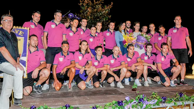 Borghesi Montebelluna, Palio presentazione squadra Biadene e damigella Alberta Merlo