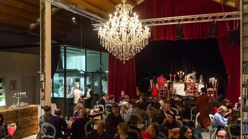 La sala del Teatro del Pane a Fontane di Villorba