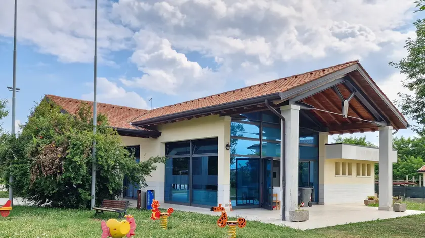 Il centro civico di Guarda, le cucine sono state trasferite in via Biagi