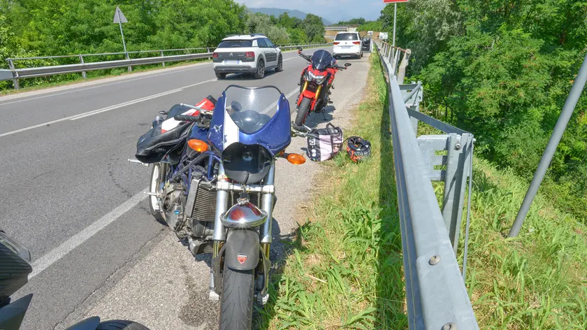 Filippi Onigo Strada Feltrina incidente auto - moto