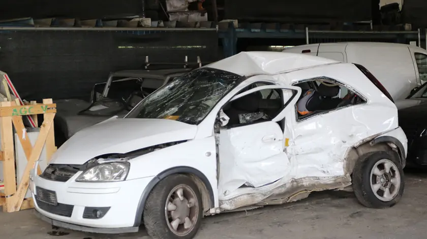 DE POLO AG.FOTOFILM VILLORBA SOCCORSO VENETO AUTO INCIDENTE MORTALE VIA POSTUMIA DI FRONTE AL -BASTON-