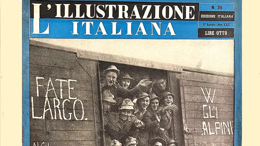Illustrazione storica corpo degli Alpini