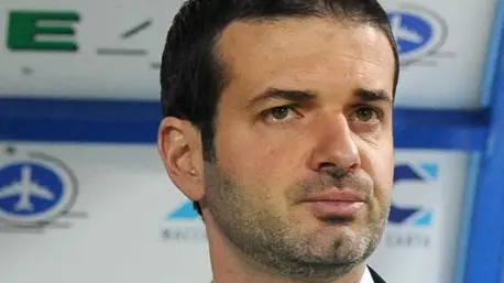 Foto LaPresse - Jennifer Lorenzini.26/01/2015 Empoli ( Italia).Empoli - Udinese.Campionato di Calcio Serie A TIM 2014 2015 - Stadio "Carlo Castellani".Nella foto: l'allenatore Andrea Stramaccioni..Photo LaPresse - Jennifer Lorenzini.26 January 2015 Empoli ( Italy).Sport Soccer. Empoli - Udinese.Italian Football Championship League A TIM 2014 2015 - "Carlo Castellani" Stadium .In the pic: coach Andrea Stramaccioni