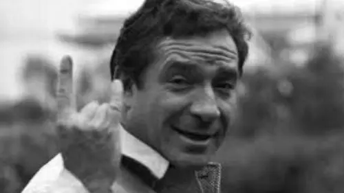 Ugo Tognazzi sul set