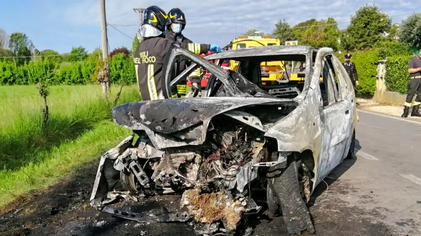 Artico San Vito Di Altivole via degli alpini incidente mortale uscita autonoma