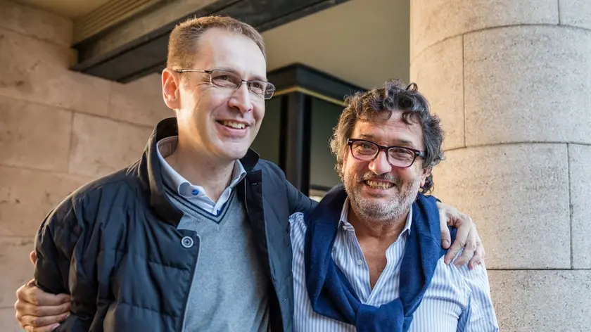 Il sindaco Fabio Chies con il vicesindaco Claudio Toppan