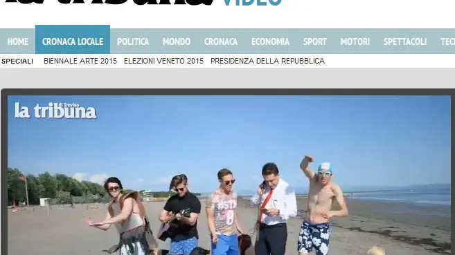 Un'immagine tratta dal video