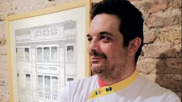 Il cuoco e ristoratore Fabrizio Chies, per tutti "Bicio"