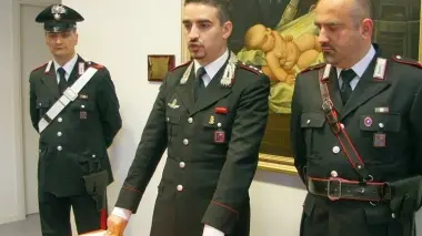 Il capitano Valerio Marra e il maresciallo Vittorio Degiglio