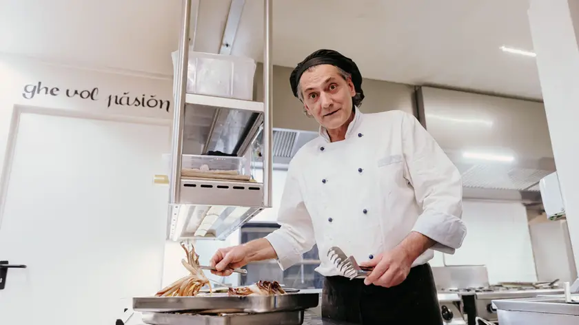 Roberto Martin chef del ristorante "La Postina"