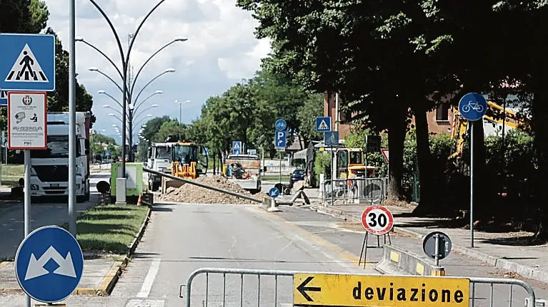 zago agenzia foto film treviso lavori stradali viale europa