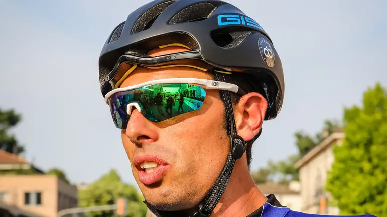 Bolognini Montebelluna Partenza gara ciclistica ex pro ballan