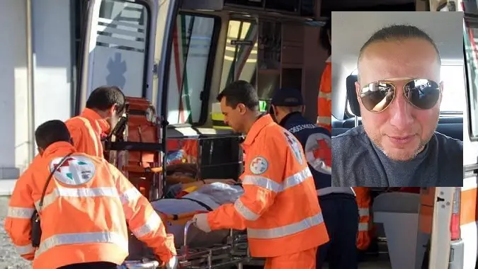 Nel riquadro Gianmario Baldanello, morto a 47 anni