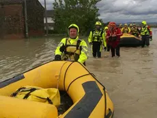 Un’immagine dall’alluvione in Emilia-Romagna