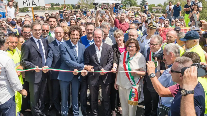 Allegranzi Ponte della Priula Inaugurazione del ponte ristrutturato Taglio Del Nastro