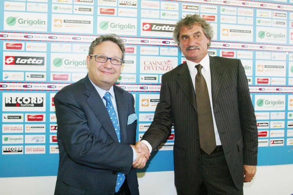 PRANDI TREVISO PRESENTAZIONE NUOVO ALLENATORE CALCIO TREVISO BEPI PILLON PRESENTAZIONE NUOVO ALLENATORE CALCIO TV