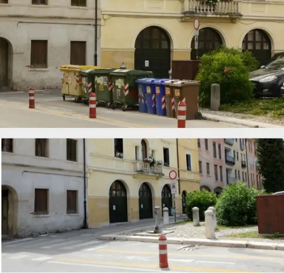 Prima e dopo il porta a porta