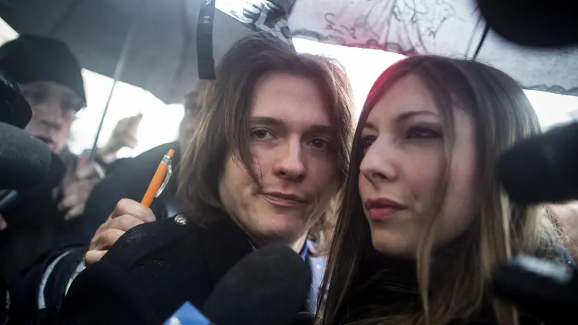 Raffaele Sollecito con la fidanzata opitergina Greta Menegaldo