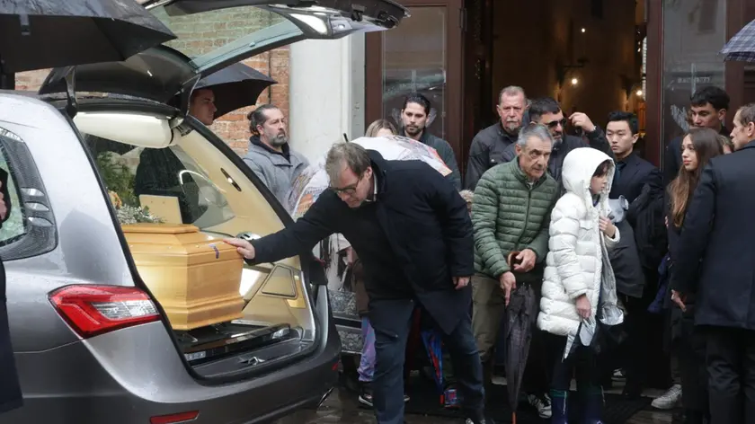 Il presidente di Confindustria Venezia e Rovigo, Vincenzo Marinese, ai funerali