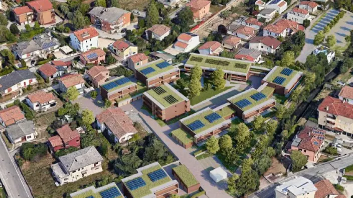 Il progetto edilizio all’ex Cereria Ermini in via Zanella a Selvana: sorgeranno una quarantina di appartament