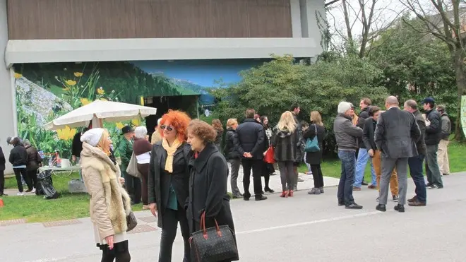 AGOSTINI TREVISO INAUGURAZIONE BANCO ALIMENTARE SEDE DELLA PROVINCIA A SAN ARTEMIO