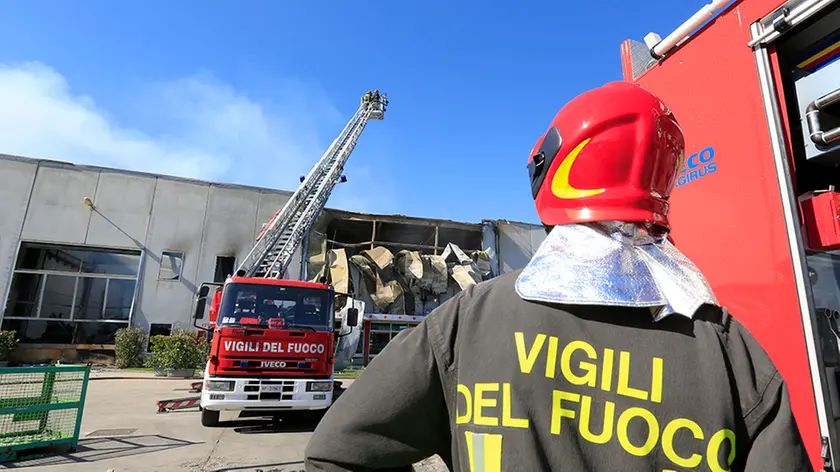 Ferrazza Castelfranco incendio Ceccato visita del prefetto Laura Lega