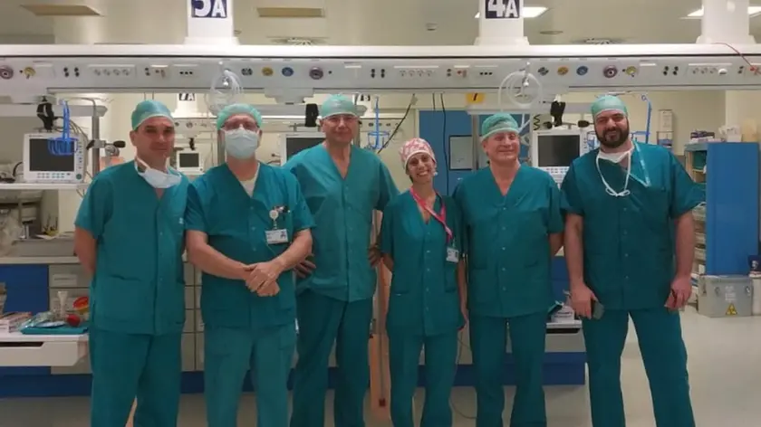 L'equipe di Chirurgia del Santa Maria dei Battuti di Conegliano