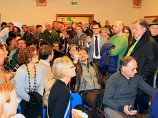 La folla all'incontro di Pederobba