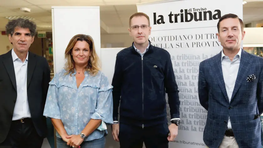 ALLEGRANZI AG.FOTOFILM TREVISO REDAZIONE, INCONTRO TRA CANDIDATI SINDACO COMUNE DI CONEGLIANO